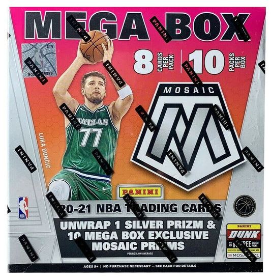 2020-21 Panini Mosaic Basketball Mega