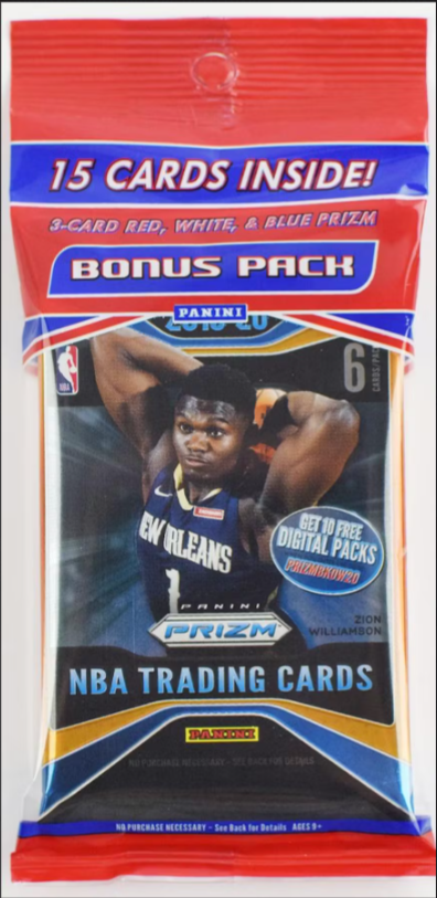 2019-20 Panini Prizm Basketball Cello Pack