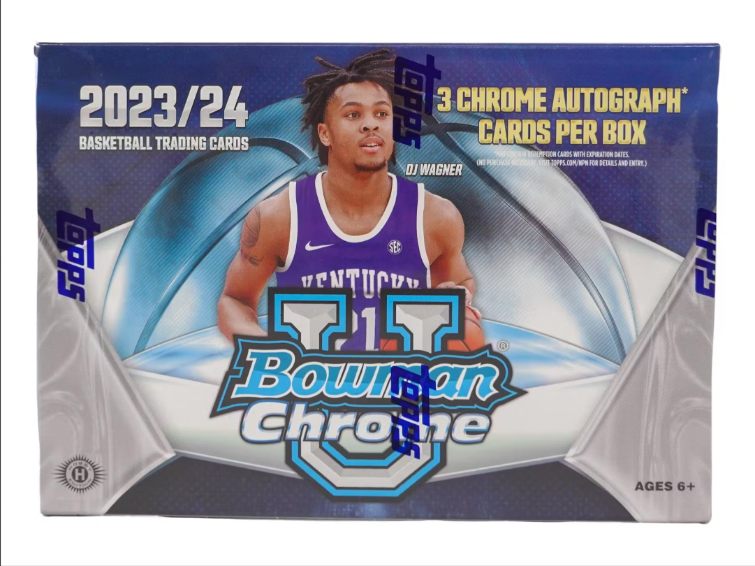 2023-24 Bowman University Chrome Basketball Breaker Delight