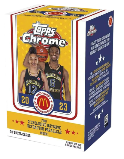 2022 Topps McDonalds All American Chrome Basketball Blaster