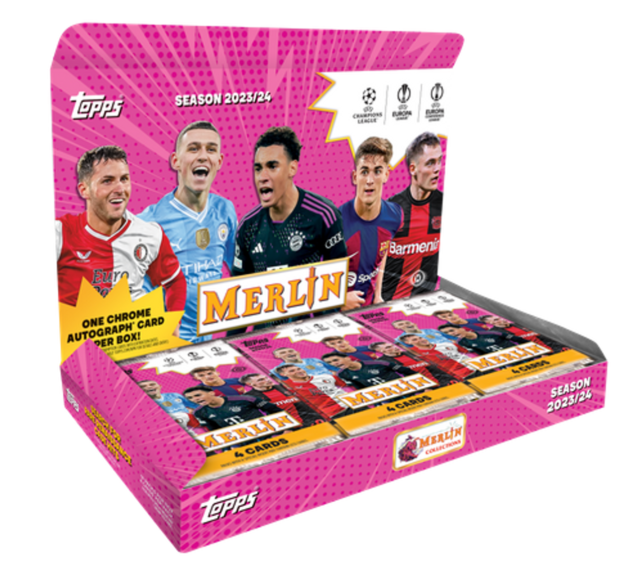 2023-24 Topps Chrome Merlin Soccer Hobby