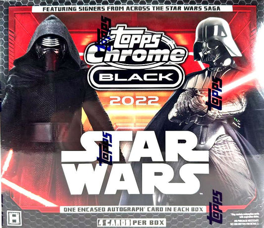 2022 Topps Star Wars Chrome Black